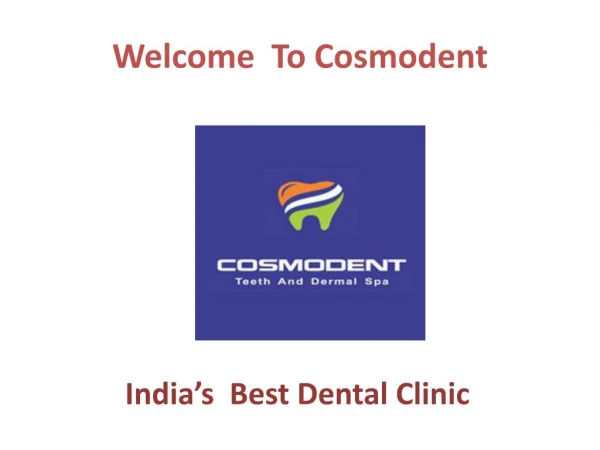 Cosmodent - Fixed teeth in 3 days with dental implants