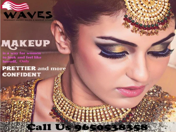 Superior bridal makeup studio in Noida, go and get the best service by our most experienced cosmetologists.Call 96505383