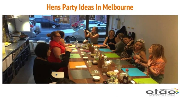 Hens Party Ideas In Melbourne