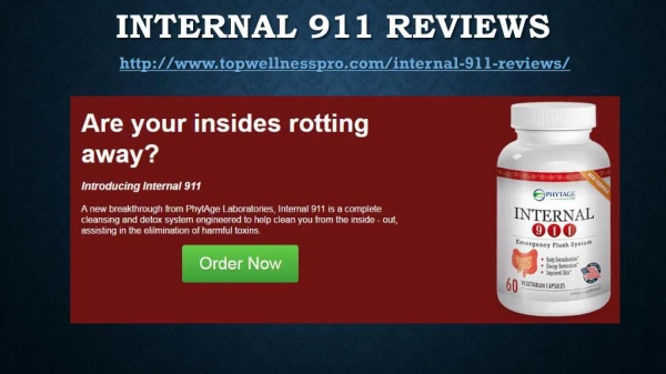 Internal 911 Reviews @ Top Wellness Pro