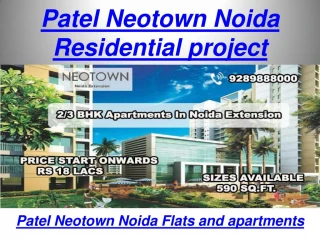 Patel Neotown Residential Property at Noida