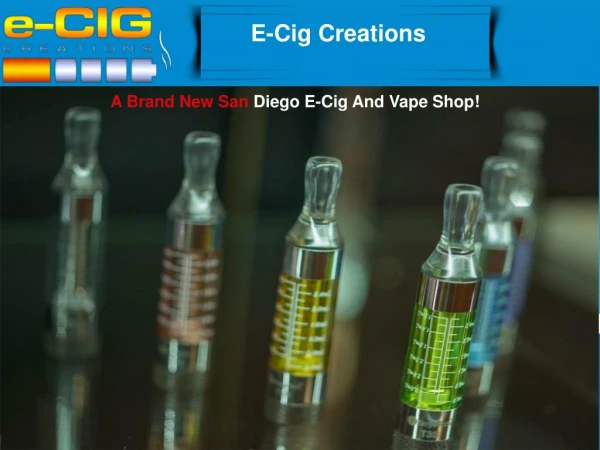 E-Cig and Vapes
