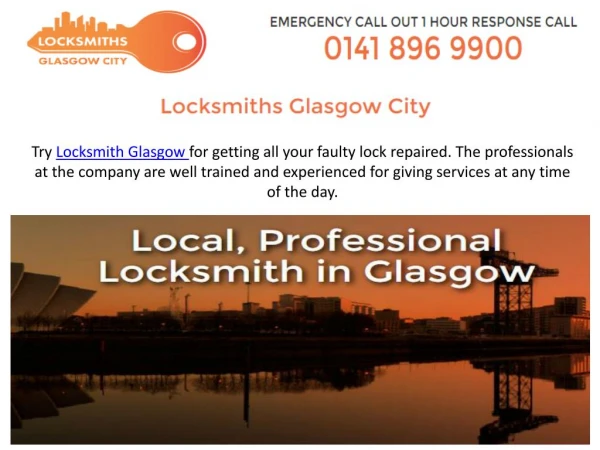 Locksmiths Glasgow
