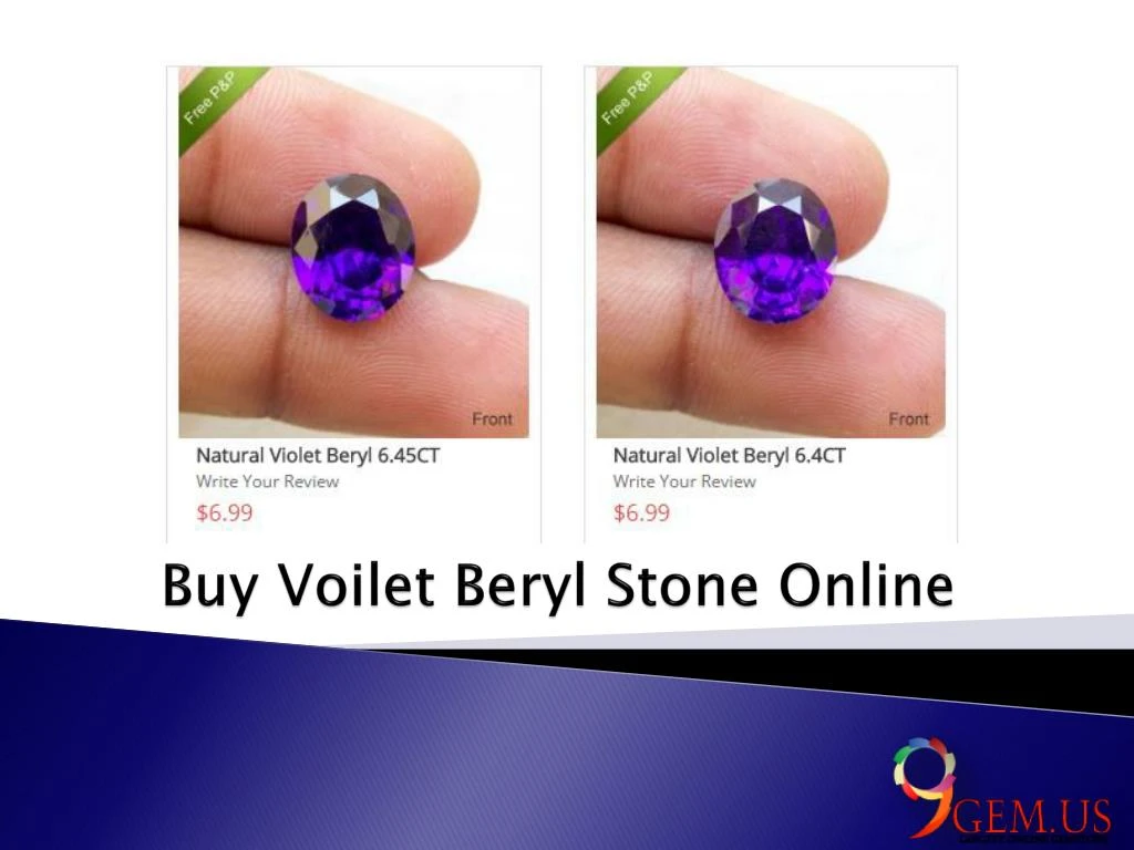 buy voilet beryl stone online