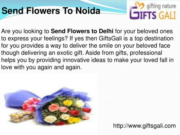 Send Flowers to Noida