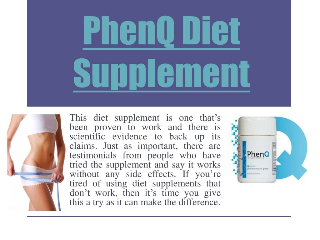 phenq diet supplement