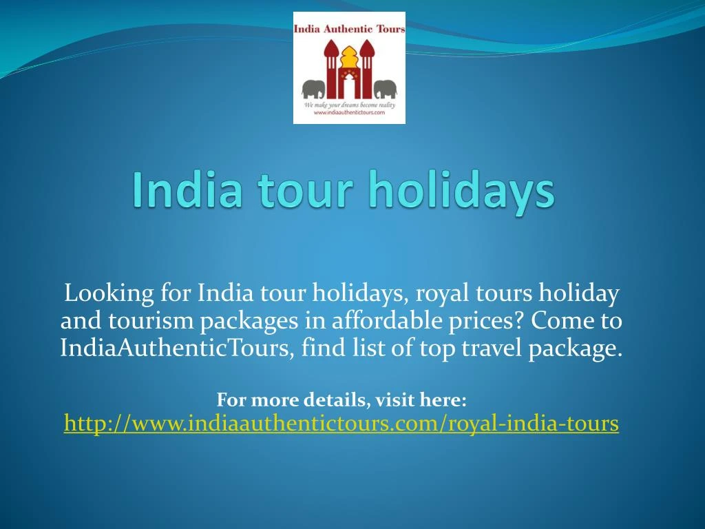 india tour holidays