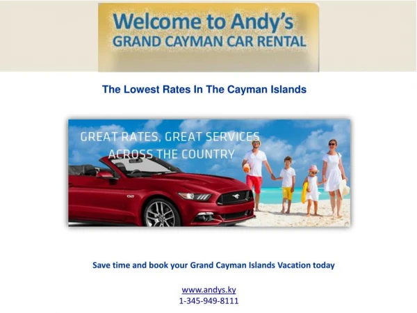 Choosing a car rental for your Grand Cayman vacation