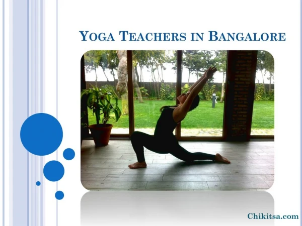 yoga/meditation teachers in Bangalore