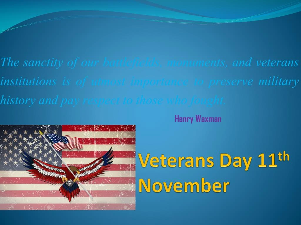veterans day 11 th november