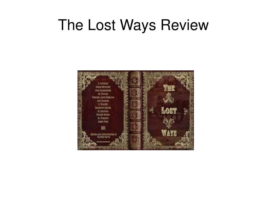 the lost ways review