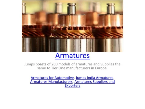 Armatures