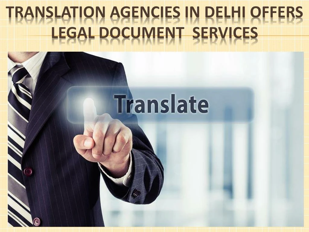 translation agencies in delhi offers legal document services