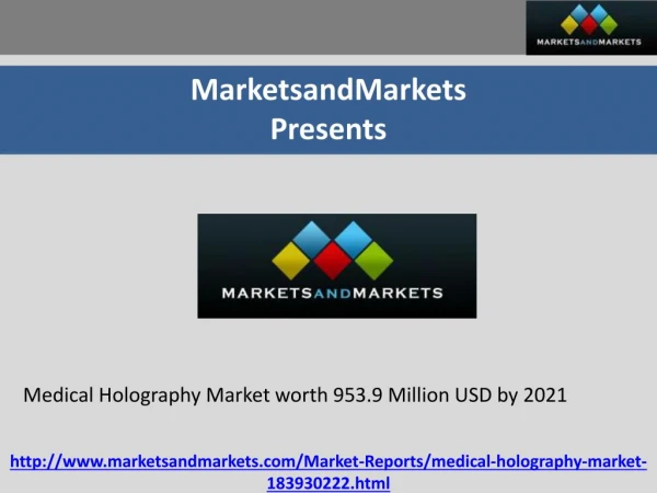 Medical Holography Market worth 953.9 Million USD by 2021