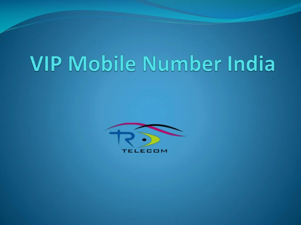 vip mobile number india