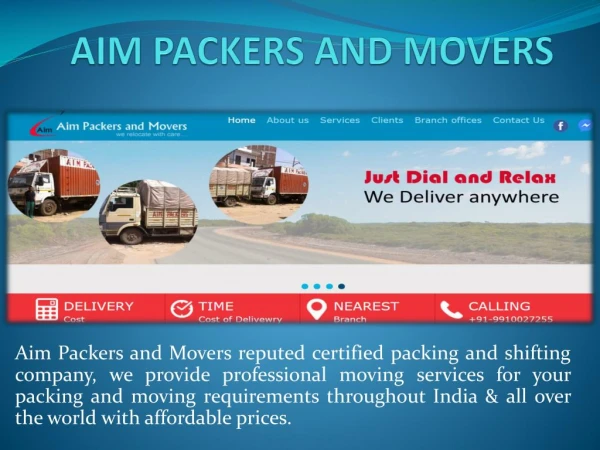 Aim Packers and Movers Gurgaon