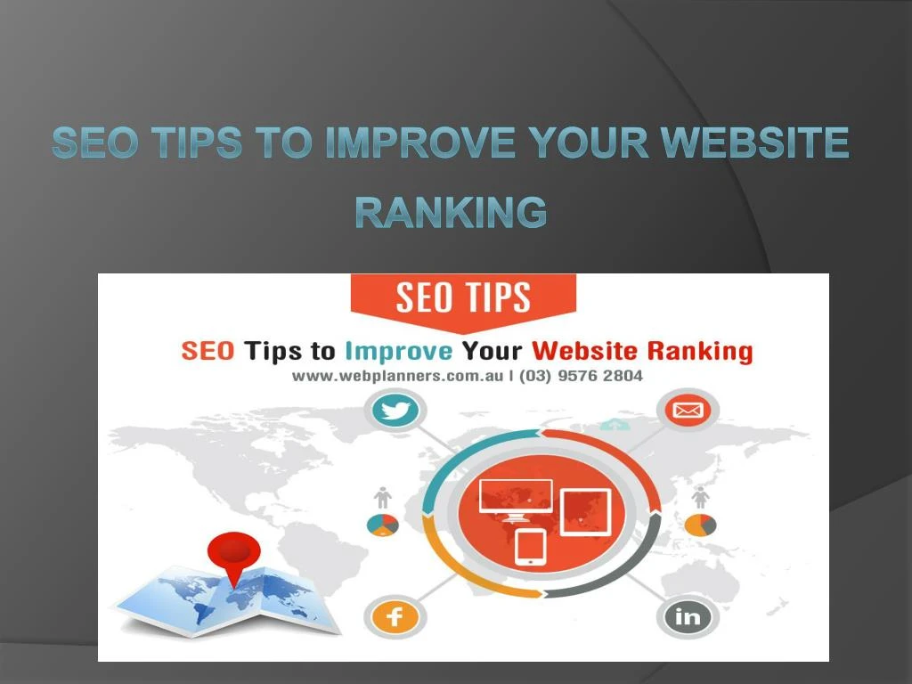 seo tips to improve your website ranking