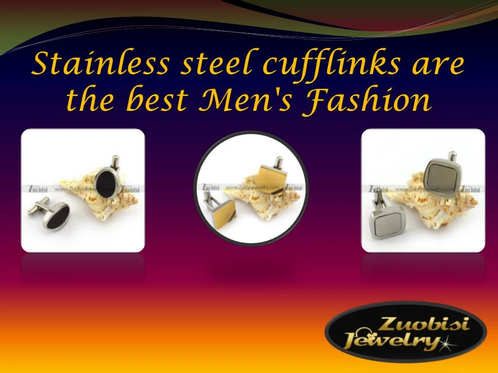 stainless steel cufflinks are the best men s fashion