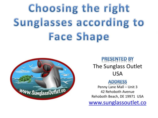 Choosing the right Sunglasses according to Face Shape