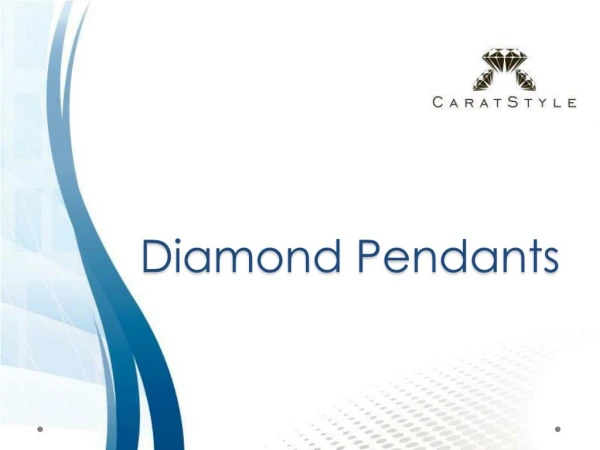 Beautiful Collection of Diamond Pendants