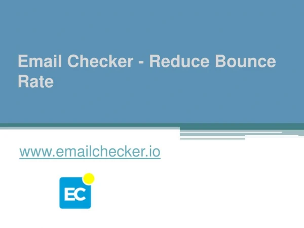 Email Checker - Reduce Bounce Rate - www.emailchecker.io