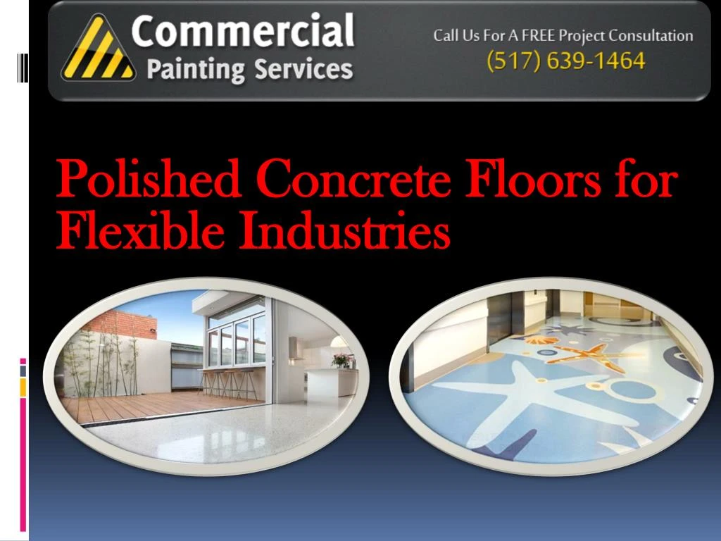 polished concrete floors for flexible industries