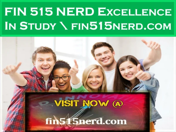 FIN 515 NERD Excellence In Study \ fin515nerd.com