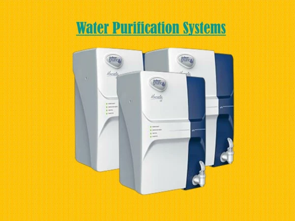 Water Safety With Pureit Water Purification System