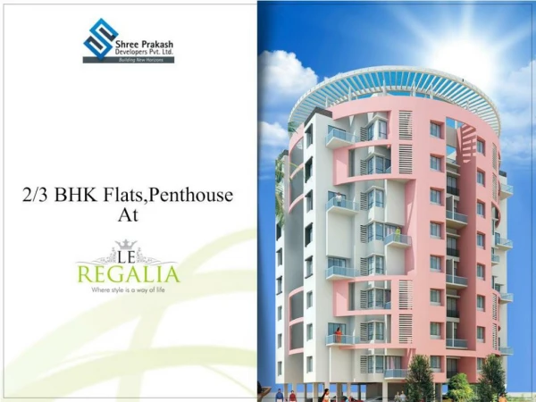 2-3 BHK Flats, Penthouse At Le Regalia