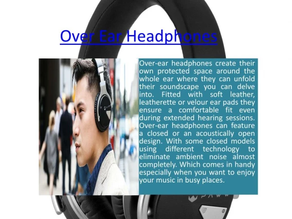 Over Ear Headphones