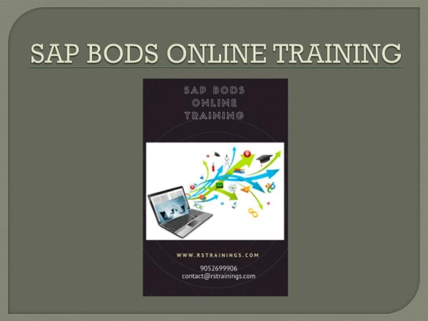 Sap bods online training hyderabad