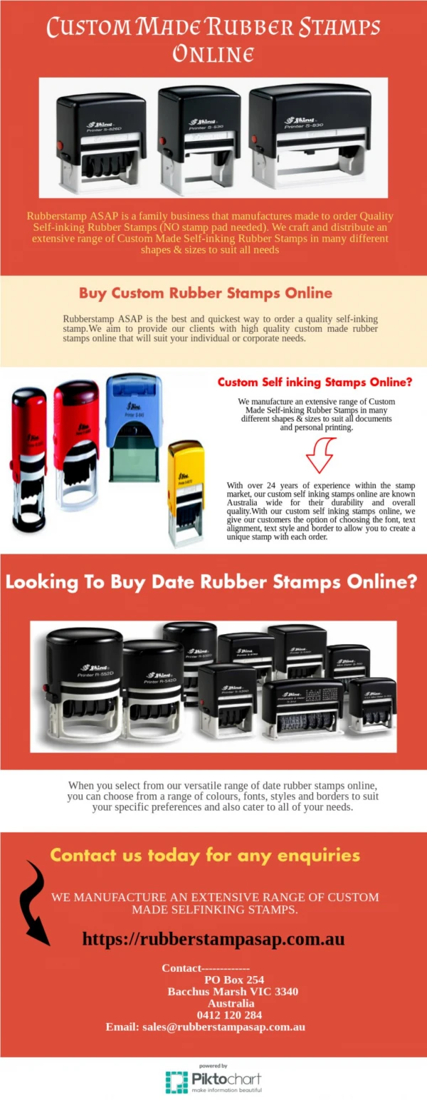 Order Custom Stamps Online in Australia at cheap Prices.