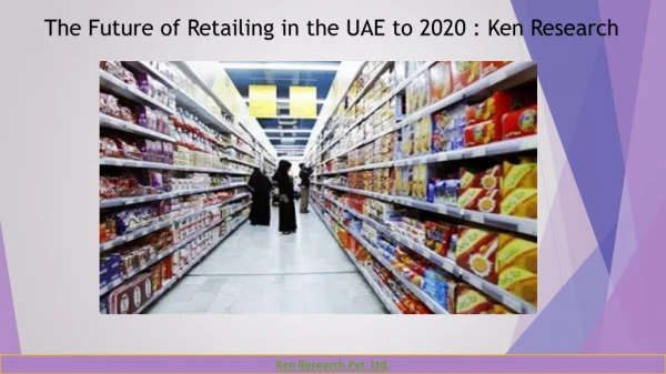 UAE Retail Industry Future Outlook ,Apparel Market Size UAE