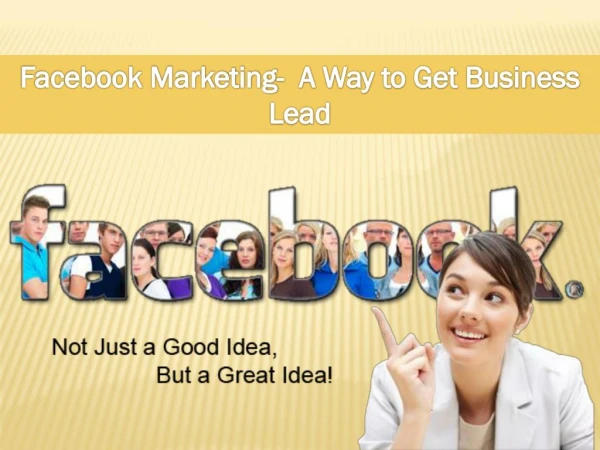 Facebook Marketing- A Way to Get Business Lead