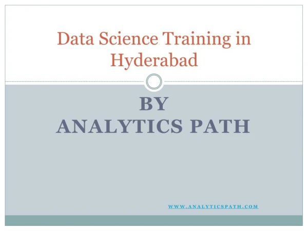 Data science course in Hyderabad