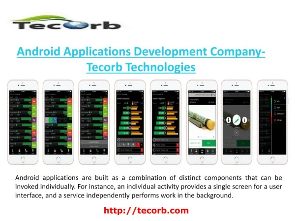 Android Applications Development Company-Tecorb Technologies