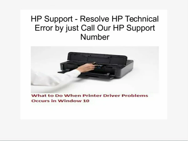 HP Support - Resolve HP Technical Error by just Call Our HP Support Number