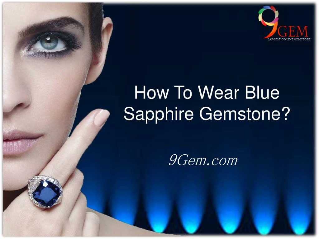 how to wear blue sapphire gemstone