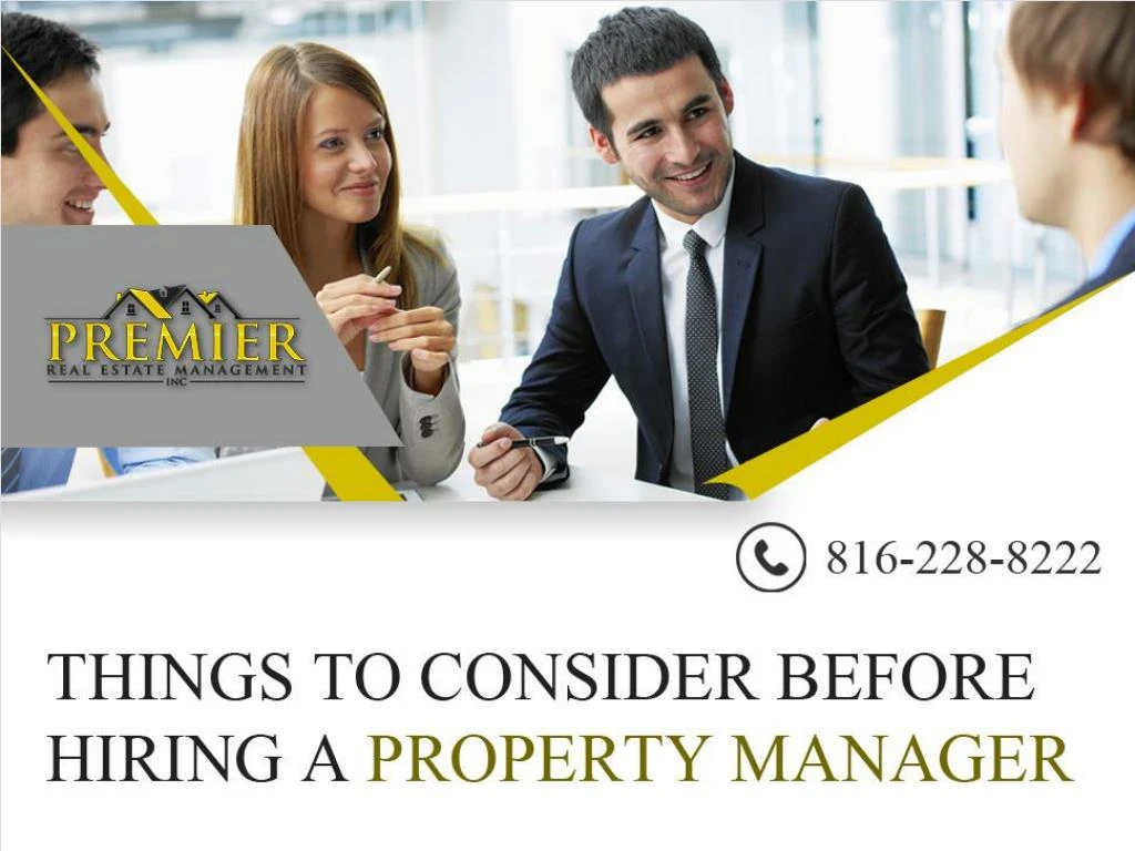 things to consider before hiring a property manager