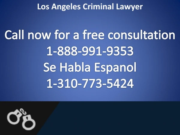 Los Angeles Drug Crimes Lawyer