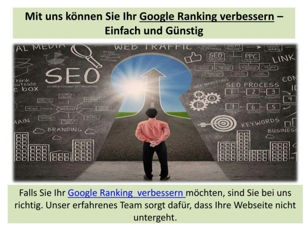 mit uns k nnen sie ihr google ranking verbessern einfach und g nstig
