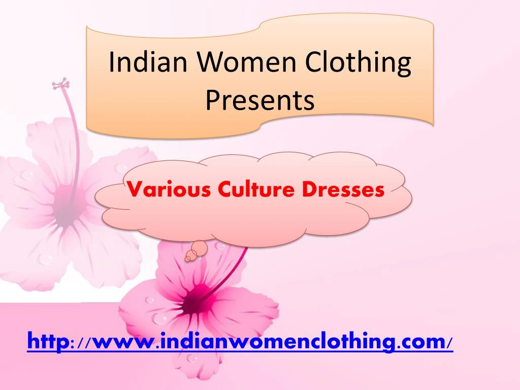 indian women clothing presents