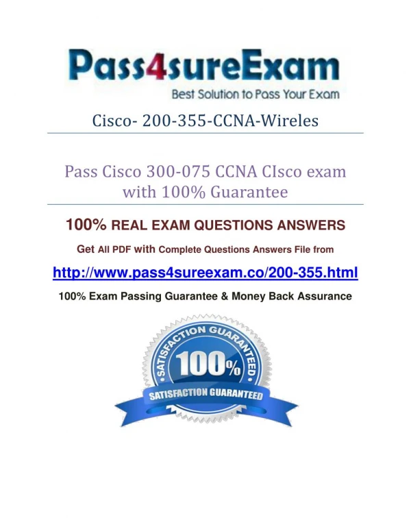 Pass4sure 200-355 Exam Question