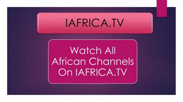 African TV-Watch Live TV