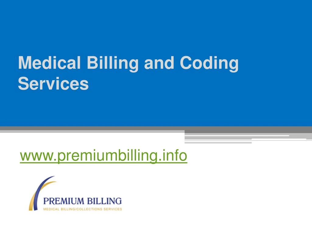 medical billing and coding services