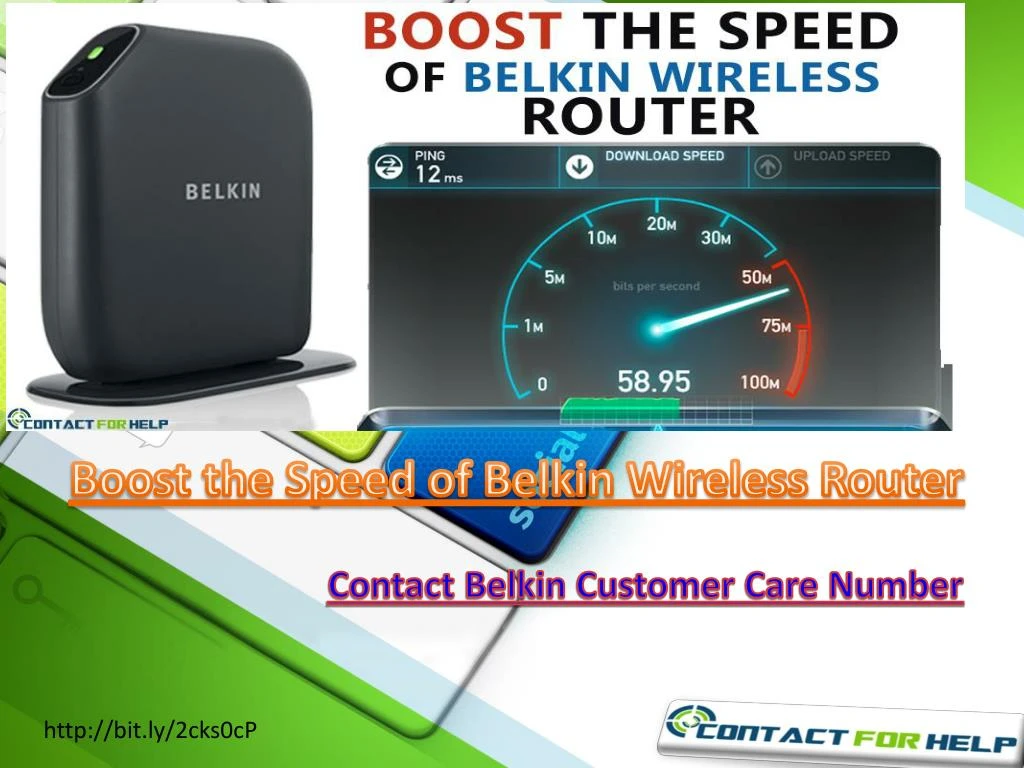 boost the speed of belkin wireless router