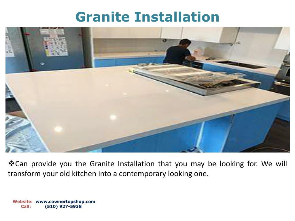 granite installation