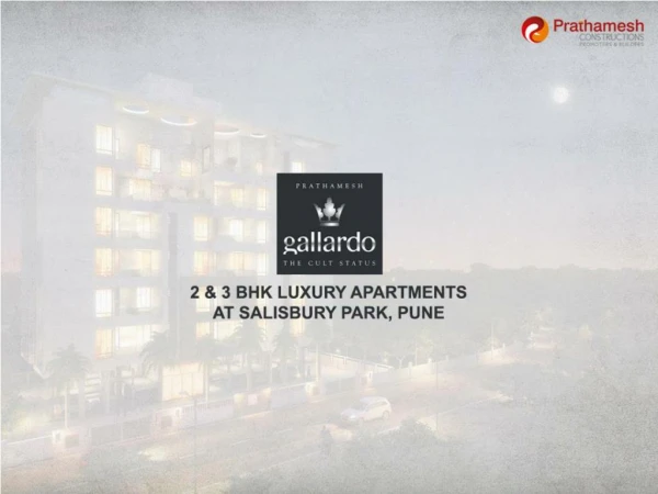 2 & 3 BHK Luxury Apartments At Salisbury Park, Pune