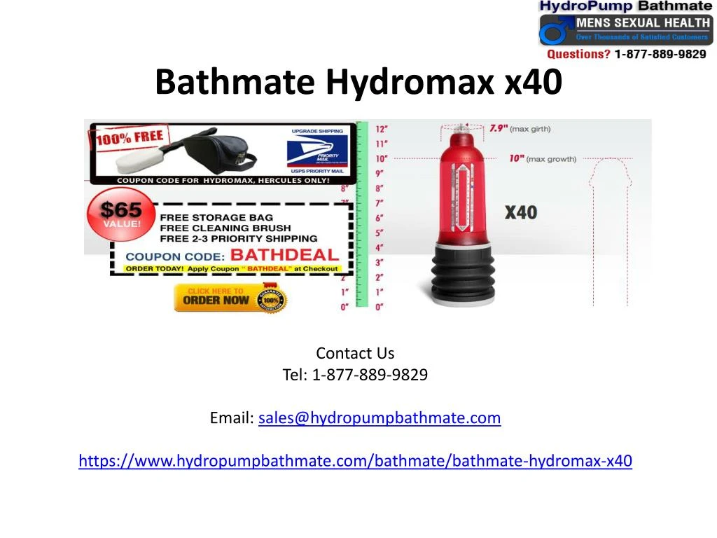 bathmate hydromax x40