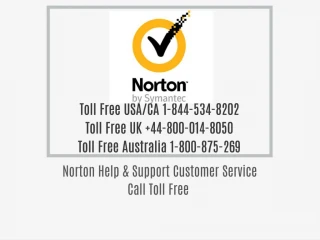 Norton Customer Support Toll Free 1-844-534-8202